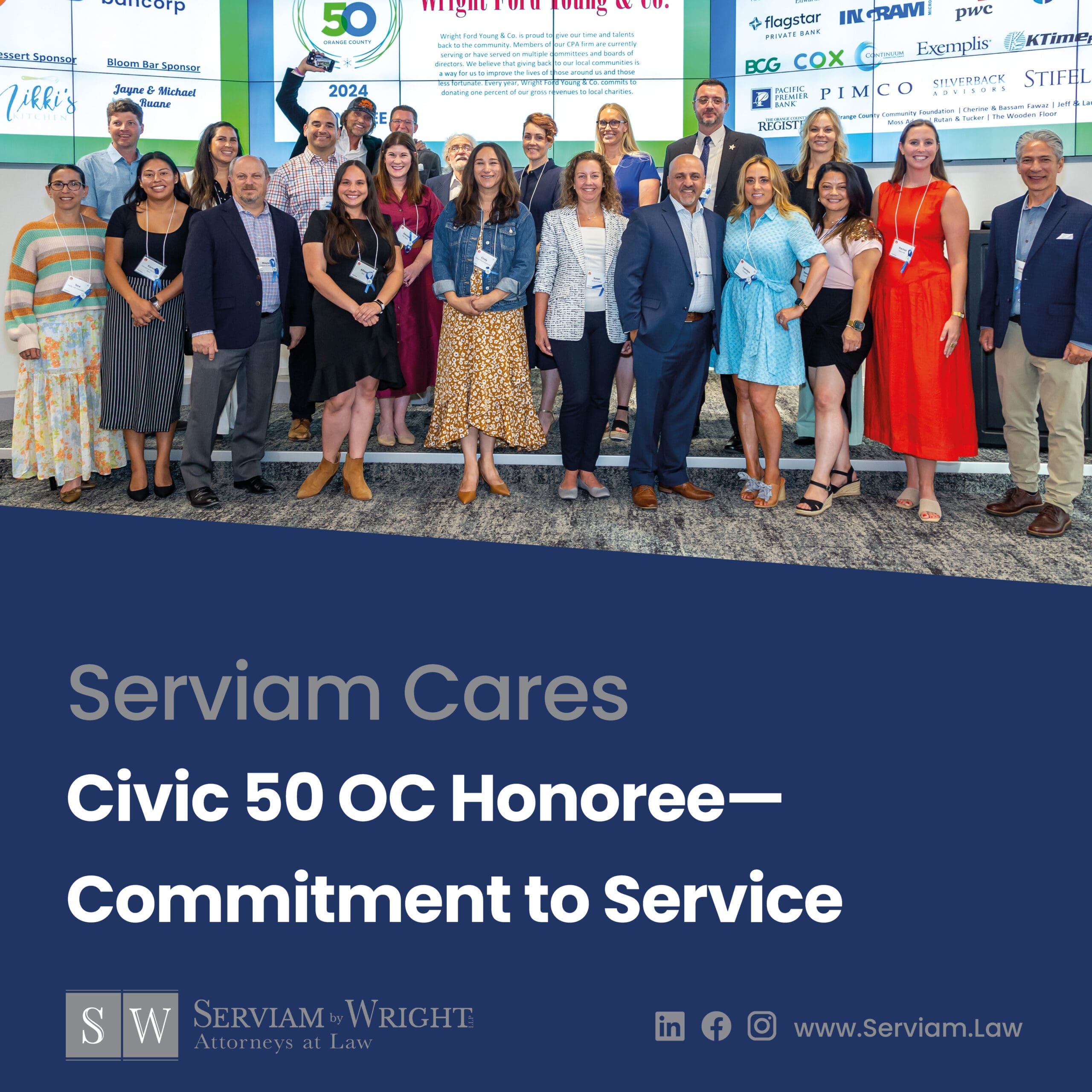 ServiamLaw News – Serviam Cares – The Civic 50 Honoree 2024 ServiamLaw News - Serviam Cares - The Civic 50 Honoree 2024
