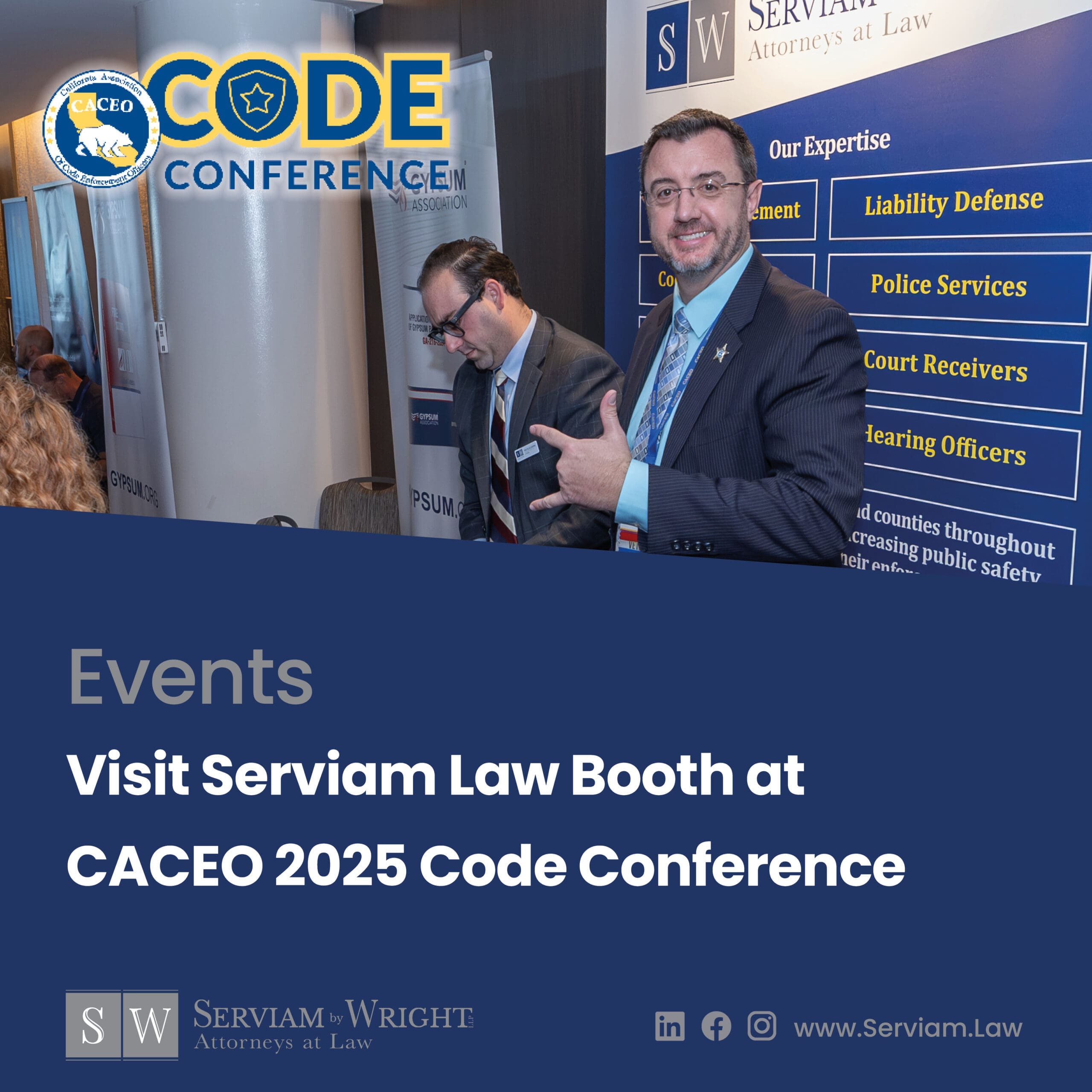Serviam at CACEO 2025 Code Conference: Supporting California’s Code Enforcement Professionals