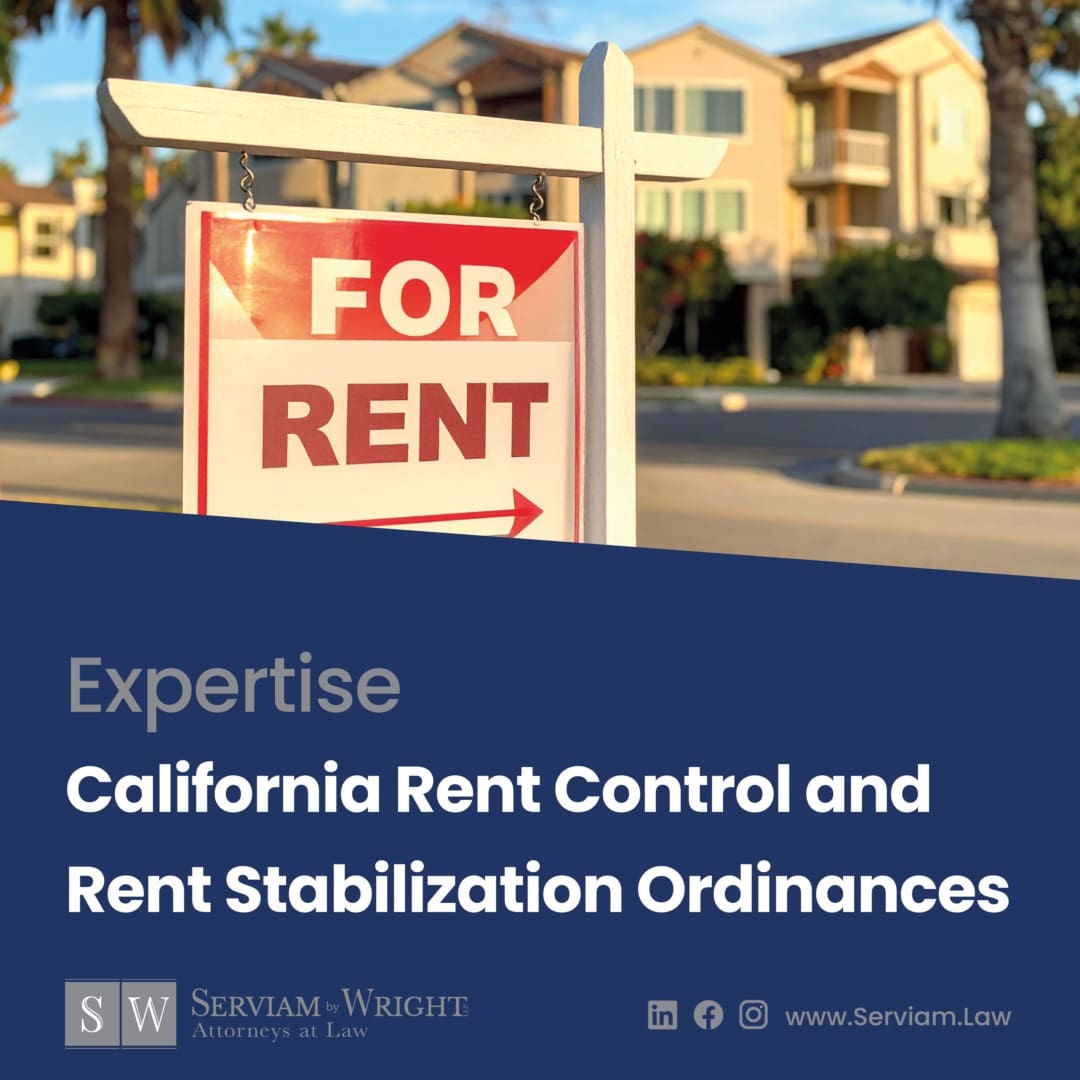 California Rent Control Map Rent Stabilization and Rent Control in California | Serviam Law